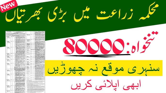 Latest Agriculture Department Jobs 2025