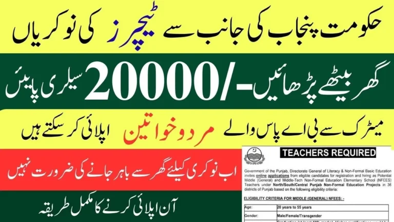 Non-Formal Teaching Jobs 2025