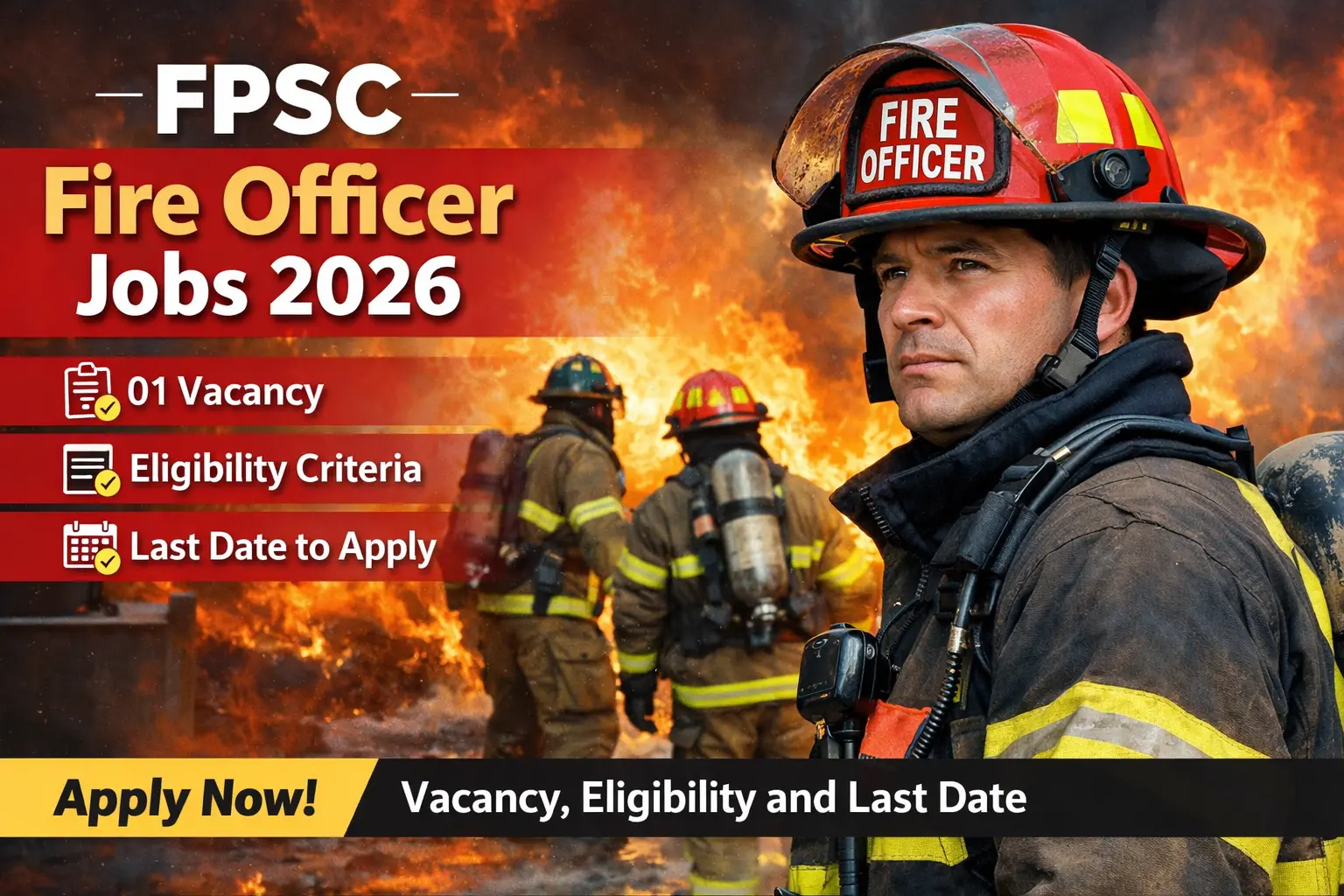 FPSC Fire Officer Jobs 2026